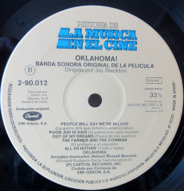 Rodgers & Hammerstein : Rodgers And Hammerstein's Oklahoma! (LP, Album)