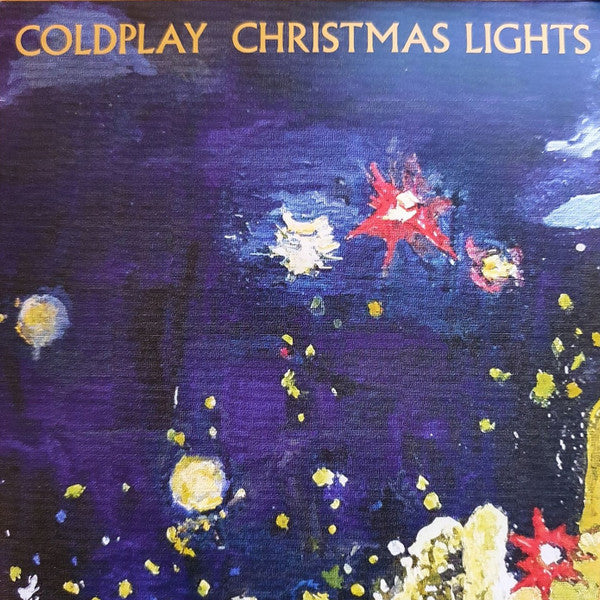 Coldplay : Christmas Lights (7", Ltd, RE, Blu)