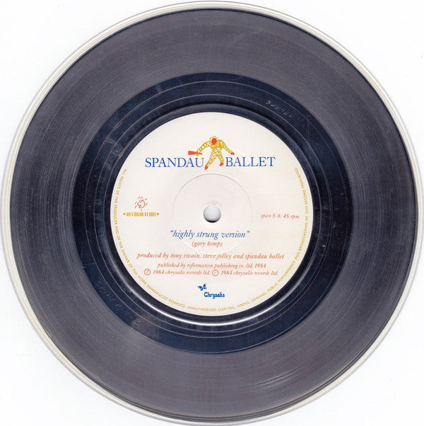 Spandau Ballet : Highly Strung (7", Single, Sil)
