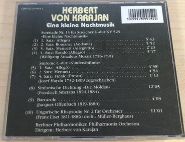 Herbert von Karajan : Eine Kleine Nachtmusik (CD, Comp)