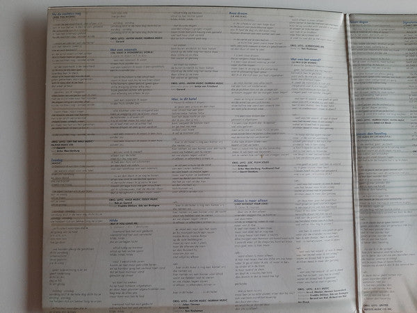 Rob de Nijs : Met Je Ogen Dicht (LP, Album, Gat)