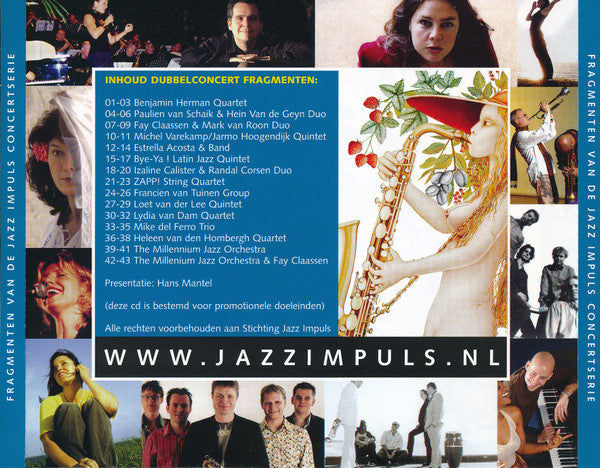 Various : Fragmenten Van De Jazz Impuls Concertserie (Dubbelconcerten In Seizoen 2004/2005) (CD, Comp, Promo)