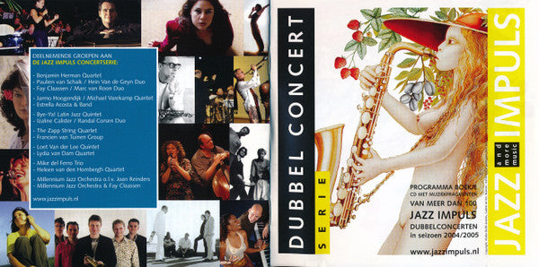 Various : Fragmenten Van De Jazz Impuls Concertserie (Dubbelconcerten In Seizoen 2004/2005) (CD, Comp, Promo)