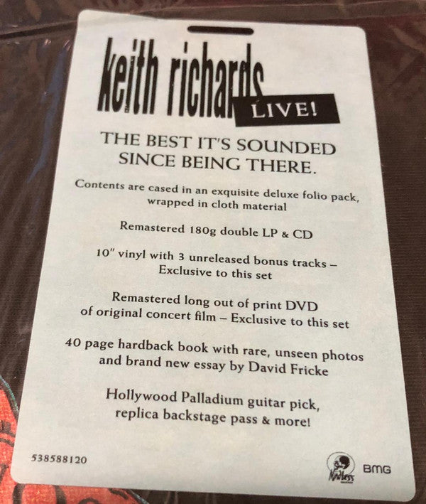 Keith Richards And The X-Pensive Winos : Live At The Hollywood Palladium December 15, 1988 (2xLP, Album, RE, RM, 180 + 10" + CD, Album, RE, RM)