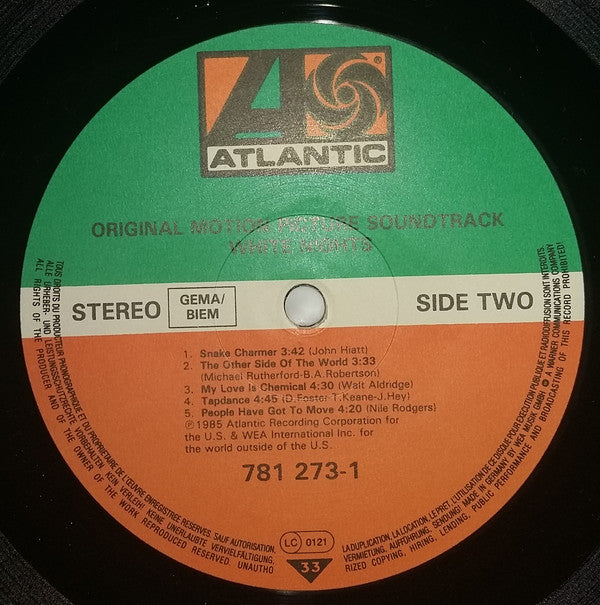 Various : White Nights: Original Motion Picture Soundtrack (LP)