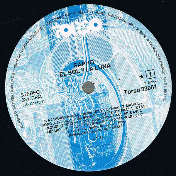 Sapho : El Sol Y La Luna (LP, Album)