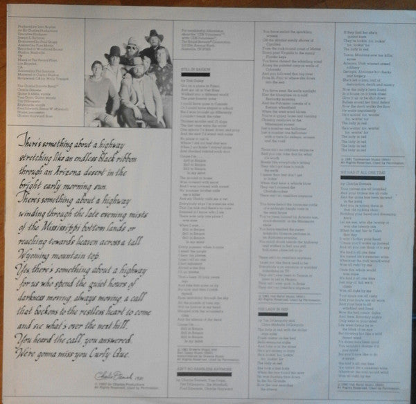 The Charlie Daniels Band : Windows (LP, Album)