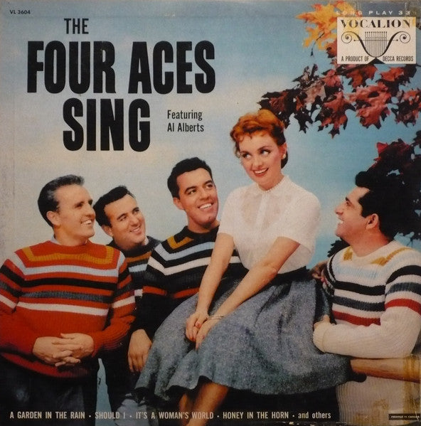 The Four Aces : The Four Aces Sing (LP, Mono)