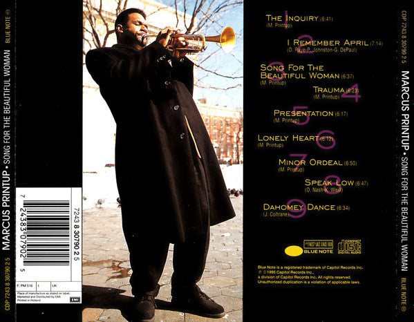 Marcus Printup : Song For The Beautiful Woman (CD, Album)