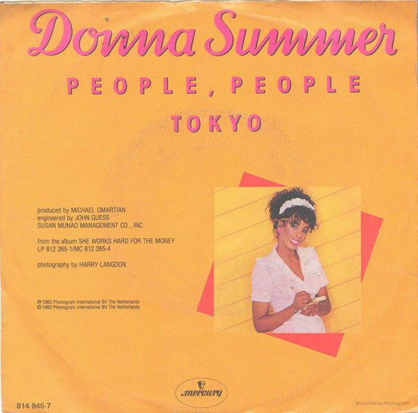 Donna Summer : People, People (7", Single)