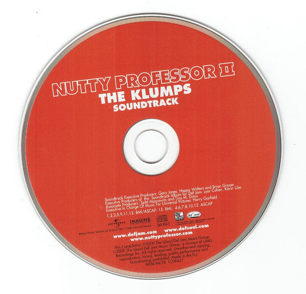 Various : Nutty Professor II: The Klumps - Soundtrack (CD, Comp)