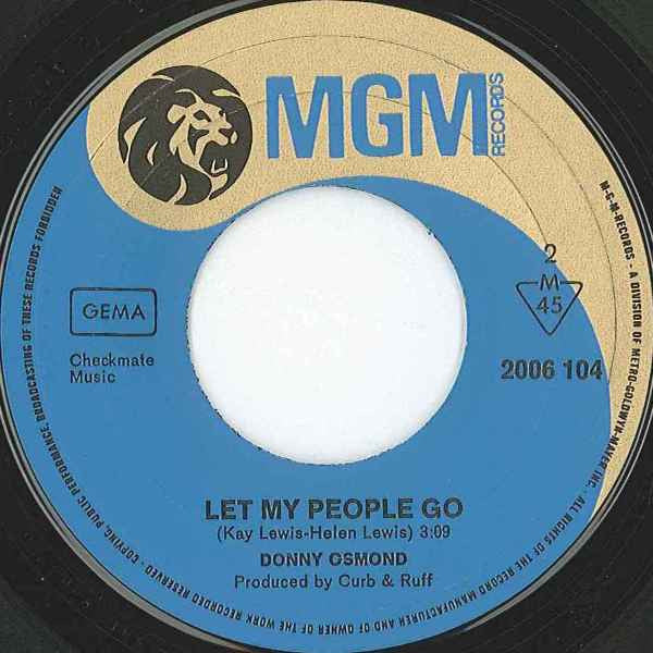 Donny Osmond : Puppy Love (7", Single)