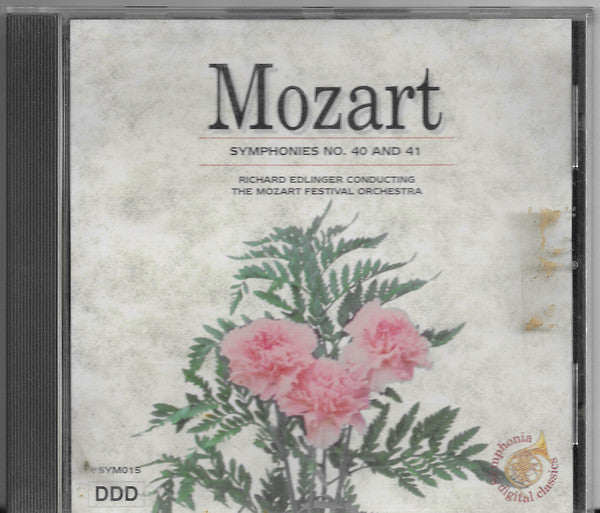 Wolfgang Amadeus Mozart - Richard Edlinger Conducting Mozart Festival Orchestra (2) : Symphonies No. 40 And 41 (CD)