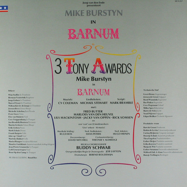 Cy Coleman, Michael Stewart (7) : Mike Burstyn In Barnum (LP)