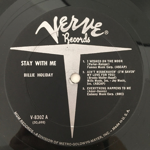 Billie Holiday : Stay With Me (LP, Album, Mono, RE)
