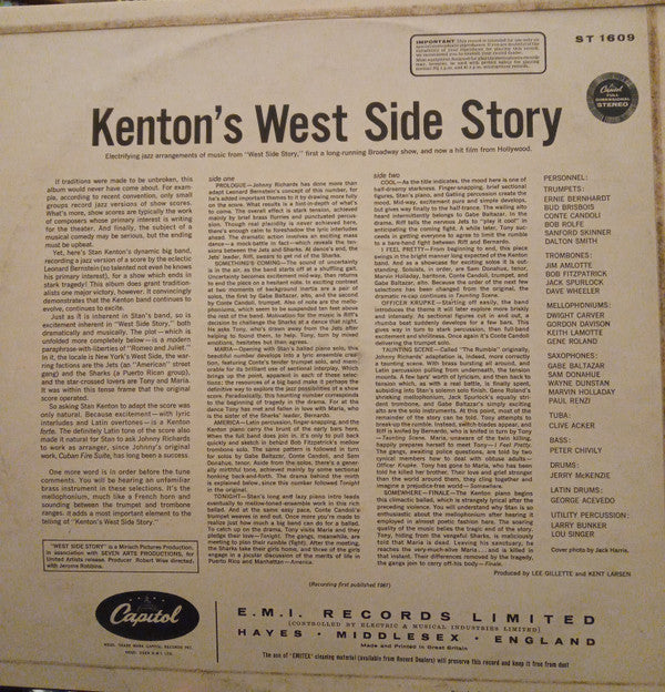 Stan Kenton : Kenton's West Side Story (LP, Album)