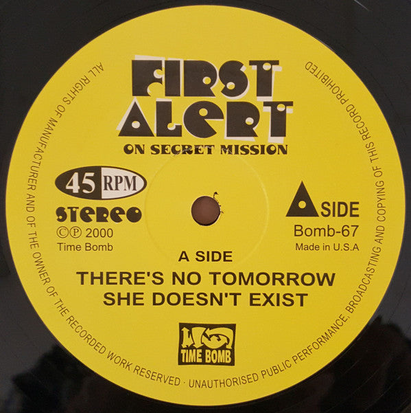 First Alert : On Secret Mission (12")