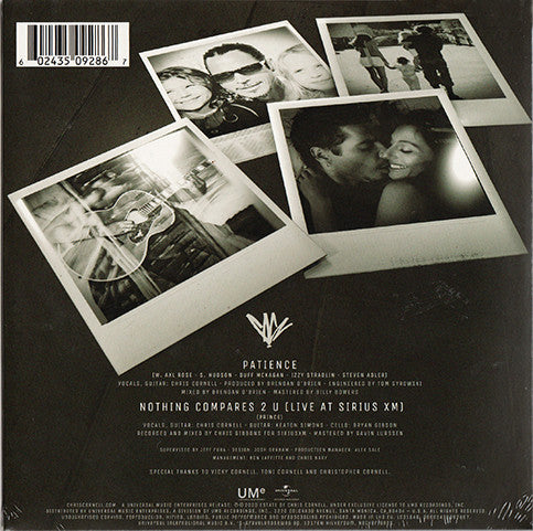 Chris Cornell : Patience (7", RSD, Single, Ltd, Whi)