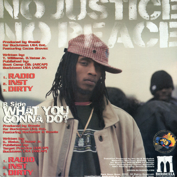 Cocoa Brovaz / Buckshot & Steele (2) : No Justice No Peace / What You Gonna Do? (12")