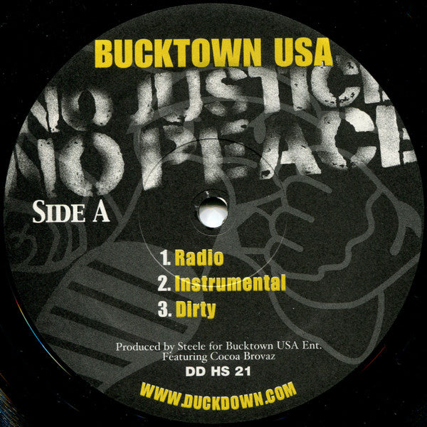 Cocoa Brovaz / Buckshot & Steele (2) : No Justice No Peace / What You Gonna Do? (12")