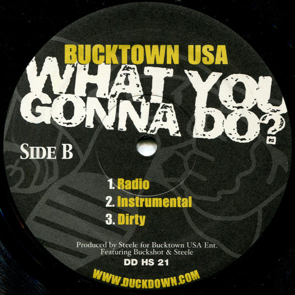 Cocoa Brovaz / Buckshot & Steele (2) : No Justice No Peace / What You Gonna Do? (12")