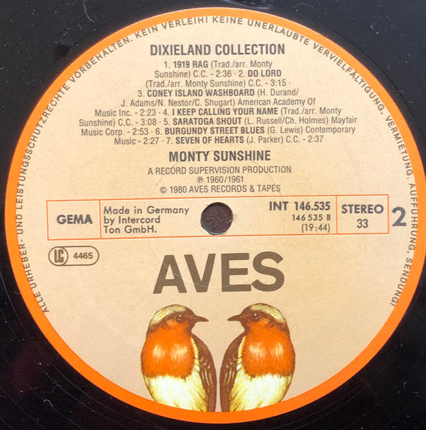 Monty Sunshine : Dixieland Collection (LP, Album)