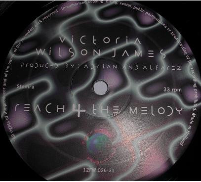 Victoria Wilson-James : Reach 4 The Melody (12", Maxi)