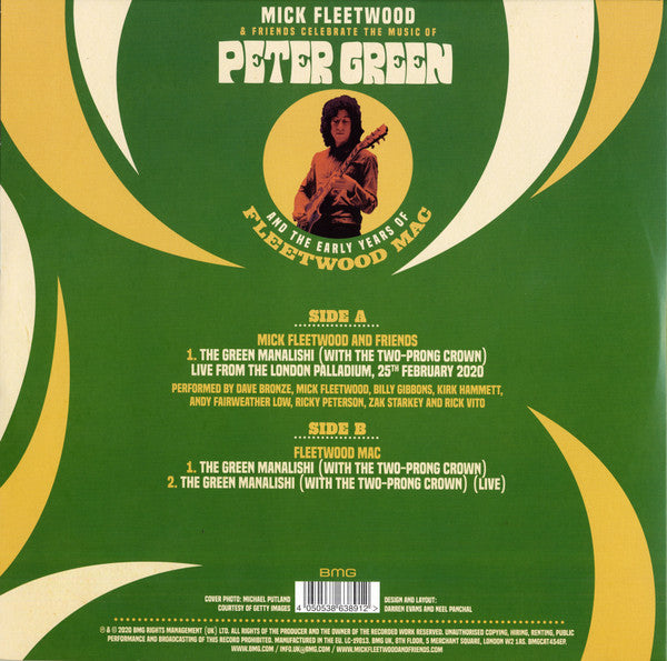 Mick Fleetwood & Friends : The Green Manalishi (With The Two-Prong Crown) (12", EP, RSD, Ltd, Gre)