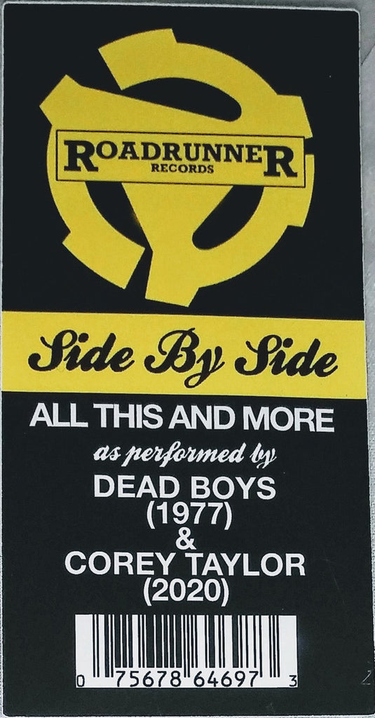 Corey Taylor / The Dead Boys : All This And More (12", RSD, Single, Ltd, Red)