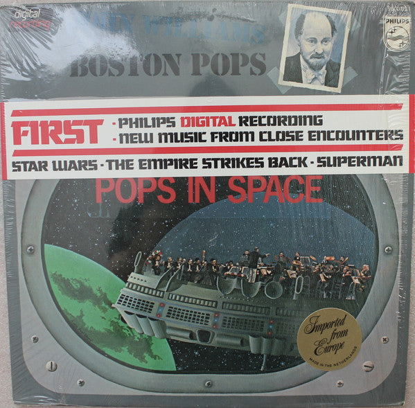 John Williams (4), Boston Pops Orchestra : Pops In Space (LP)