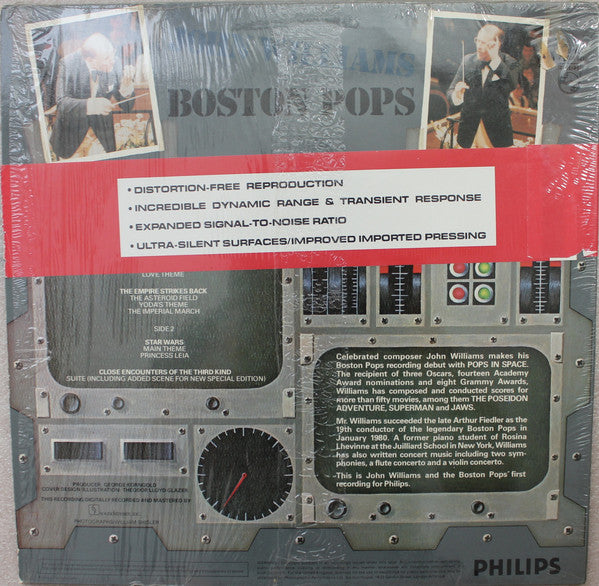 John Williams (4), Boston Pops Orchestra : Pops In Space (LP)