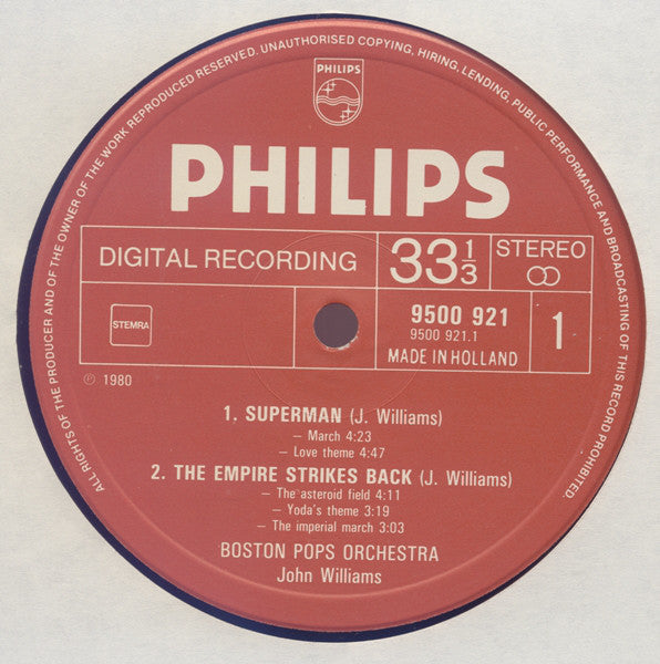 John Williams (4), Boston Pops Orchestra : Pops In Space (LP)