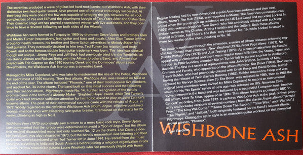 Wishbone Ash : BBC Radio One Live In Concert (CD, Album, RE)