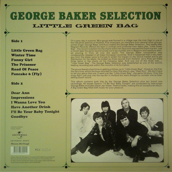 George Baker Selection : Little Green Bag (LP, Album, Ltd, Num, RE, Gre)