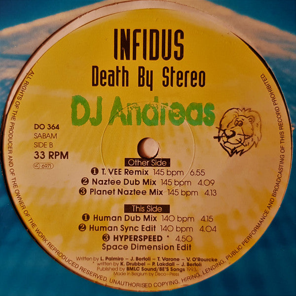 Infidus : Death By Stereo (12")