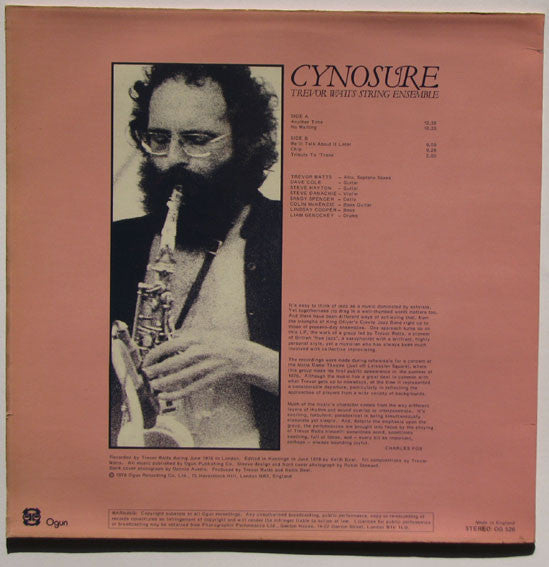 Trevor Watts String Ensemble : Cynosure (LP)