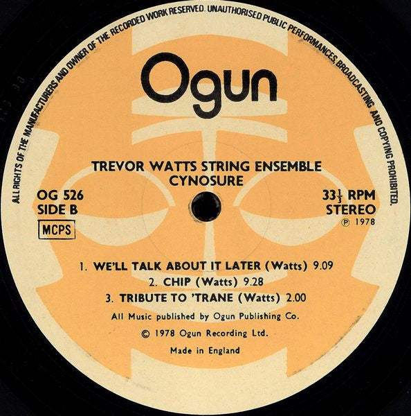 Trevor Watts String Ensemble : Cynosure (LP)
