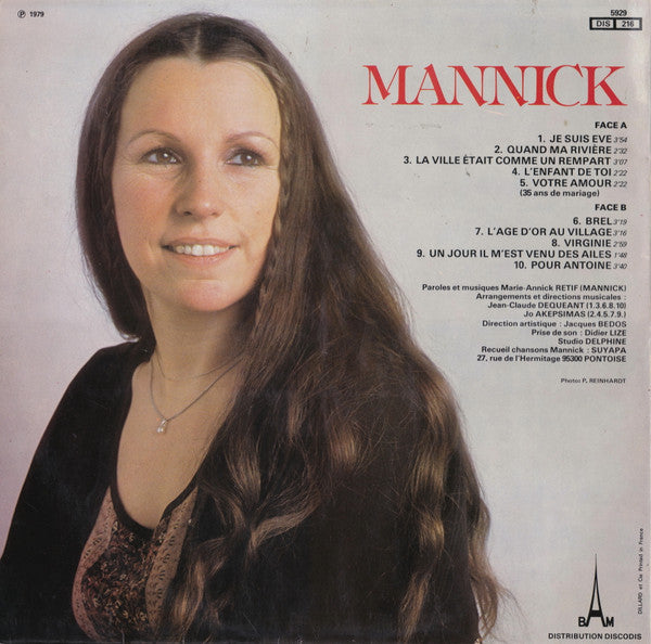 Mannick : Je Suis Ève (Volume 3) (LP, Album, Gat)