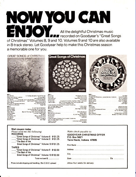 Various : The Joyous Songs Of Christmas (LP, Album, Comp)
