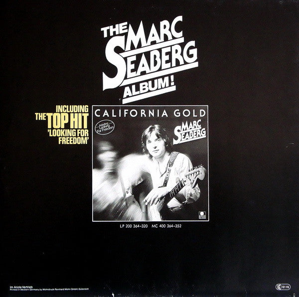 Marc Seaberg : California Gold (Long Version) (12", Single)
