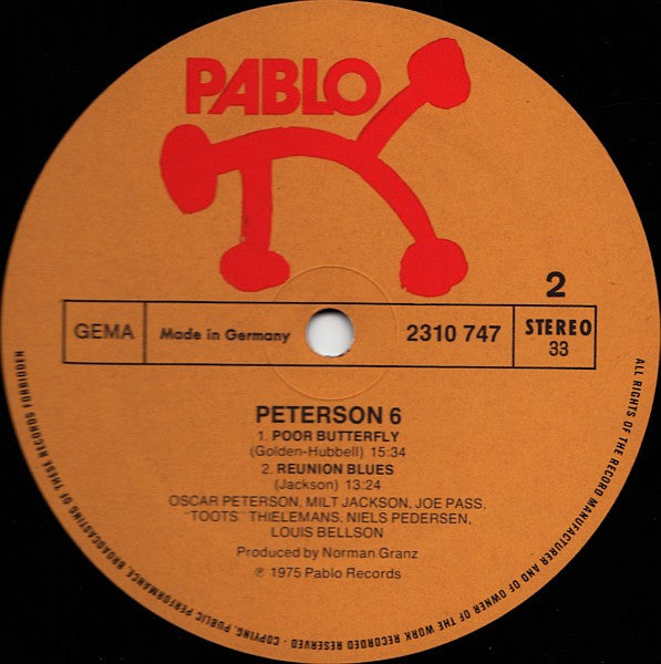 Peterson 6* : The Oscar Peterson Big 6 At The Montreux Jazz Festival 1975 (LP, Album)