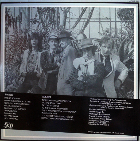 The Flying Pickets : Live At The Albany Empire! (LP, Album)