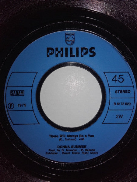 Donna Summer : Dim All The Lights / There Will Always Be A You (7", Single)