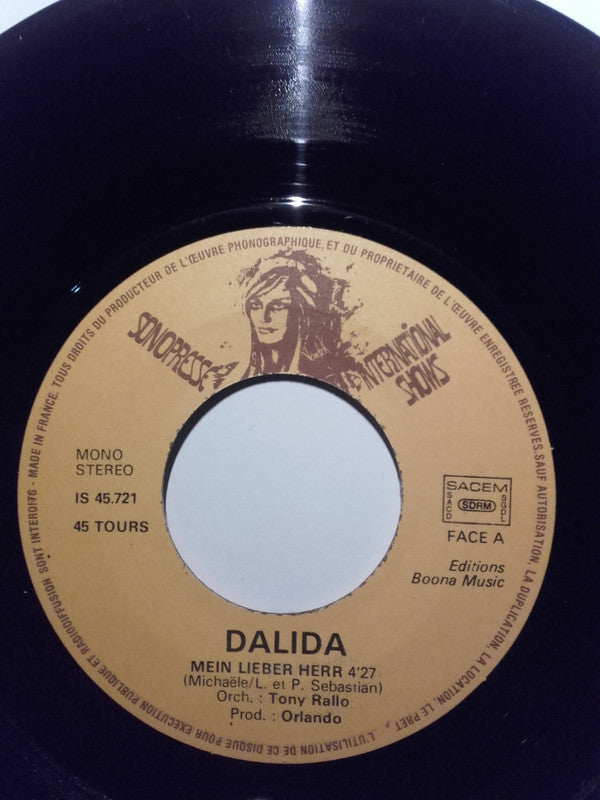 Dalida : Mein Lieber Herr (7", Single)