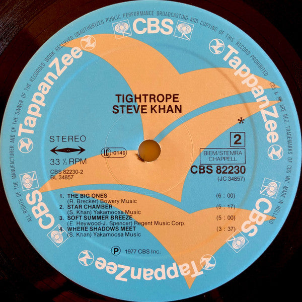 Steve Khan : Tightrope (LP, Album)
