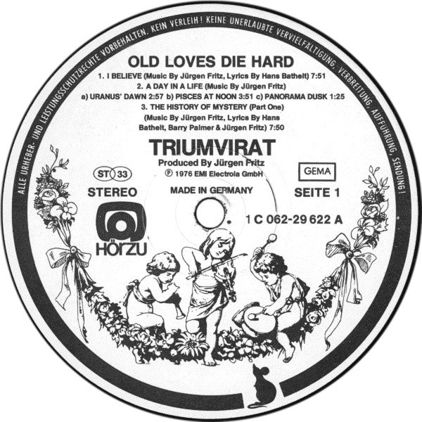 Triumvirat : Old Loves Die Hard (LP, Album)