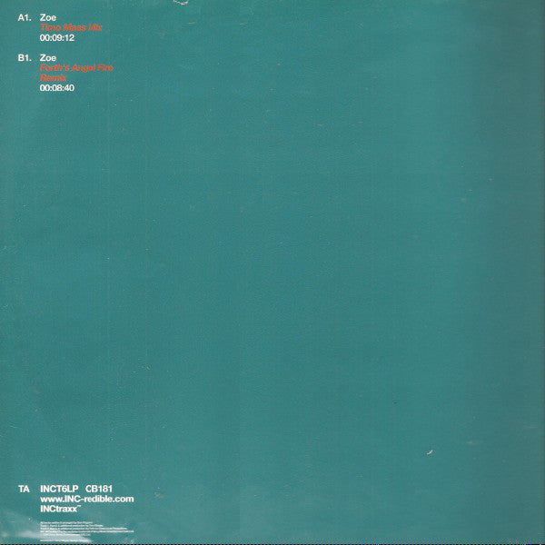 Paganini Traxx : Zoe (12")