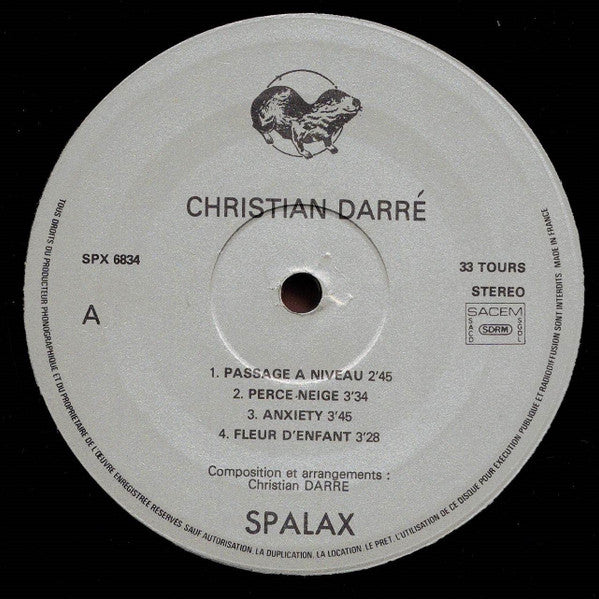Christian Darré : Daybreak (LP, Album)