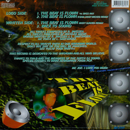 DJ Rob & MC Joe : The Beat Is Flown (Remixes) (12")