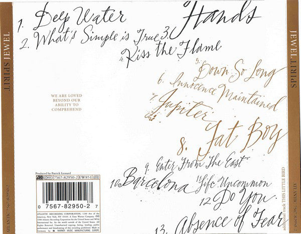 Jewel : Spirit (HDCD, Album)